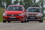 Ford C-Max und VW Golf Sportsvan im Vergleich: Kompakt-Van-Helden d...
