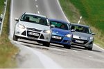 Ford Focus, Mazda3, Renault Megane: Drei Kompakte im Fahrbericht