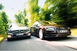 Audi S7 Mercedes CLS im Test: Eng beieinander, ganz ohne Ähnlichk...