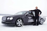 Bentley Flying Spur - geschüttelt auf Eis