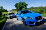 Jaguar XFR-S Sportbrake, Mercedes CLS 63 AMG S SB: V8-Kombis mit 1....