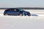 Opel Ampera auf Ostsee-Eisstraßen - Anschnallen verboten