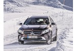 Mercedes GLA 250 4matic - Schlittenfahrt im Schnee