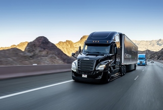 Hightech-Lastwagen auf der CES 2019 - Goodbye Platooning