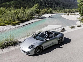 Porsche 911 Targa 4S - Halb offen