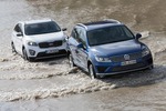VW Touareg V6 TDI BMT SGR, Kia Sorento 2.2 CRDi: Beim Preis trennen...