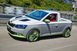 Fahrt im Skoda Funstar: Azubis zersägen Fabia zum Pick-up