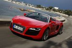 Audi R8 Spyder: Unterwegs im offenen Audi-Supersportler