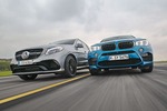 BMW X6 M gegen Mercedes-AMG GLE 63 S: Zweikampf der Brachial-SUV