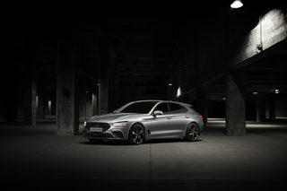 Genesis G70 Shooting Brake - Mittelklassekombi steht in den Startlö...