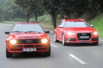 Im Vergleich: Der neue Audi RS 6 Avant und Audi Sport quattro, Bauj...