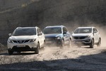 Nissan Qashqai gegen VW Tiguan und Kia Sportage: Kompakt-SUV im Ver...