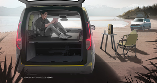 VW Caddy Beach - Bequem campen