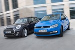 Vergleich Mini One D, VW Polo 1.4 TDI Blue Motion: Flink wie ein Di...