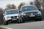 VW Tiguan vs. BMW X3: Born to be mild