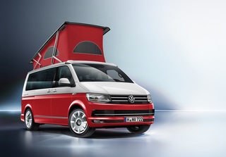 VW California-Sondermodelle - Schlafen in rot, blau oder grau
