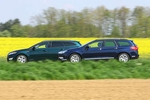 Ford Mondeo & Citroën C5: Platz-Halter