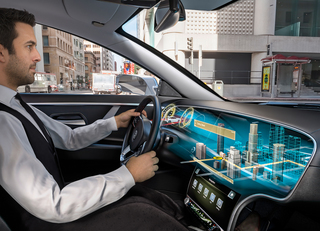 Continental entwickelt neues Autocockpit - 3D für alle Insassen