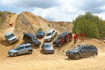 Offroad-Vergleich: Wie weit kommen SUV in hartem Gelände?
