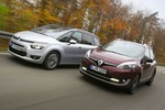 Citroën Grand C4 Picasso, Renault Grand Scénic: Zwei Vans für die F...