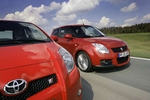 Yaris TS gegen Swift Sport: Light-Wölfe