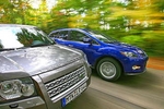 CX-7 vs. Freelander: Cross und Reiter