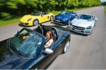 TT , Z4, SLK Boxster im Test: Auf die Rennstrecke statt vors Eiscafé