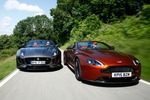 Aston Martin Vantage S, Jaguar F-Type R Cabriolet: Britische Sportl...