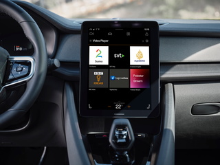 Polestar-App - Entertainment beim Laden