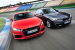 Audi TT 2.0 TFSI Quattro vs. BMW 228i Coupé: Bayrisches Coupé-Doubl...