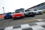 Audi RS 3, BMW 335d, Porsche Boxster, Subaru WRX: Fahrspaß-Sportler...