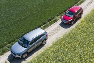 Ford Kuga vs. Skoda Kodiaq: Starke Diesel mit Allrad im Duell