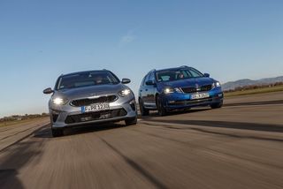 Kia Ceed Sportswagon 1.4 und Skoda Octavia Combi 1.5: Kompaktklasse...